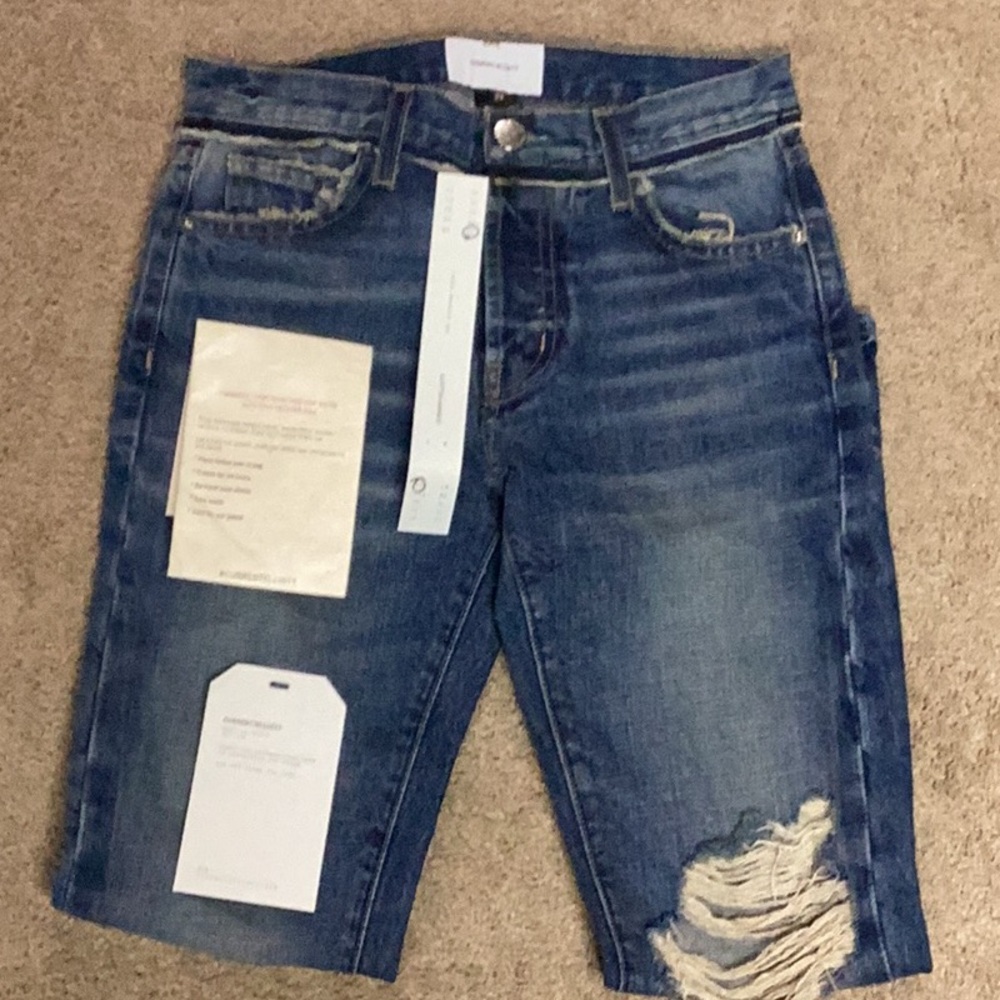 Current/Elliot Selvedge Tapered Jean Sz 23.Includes freezer bag & original tags.